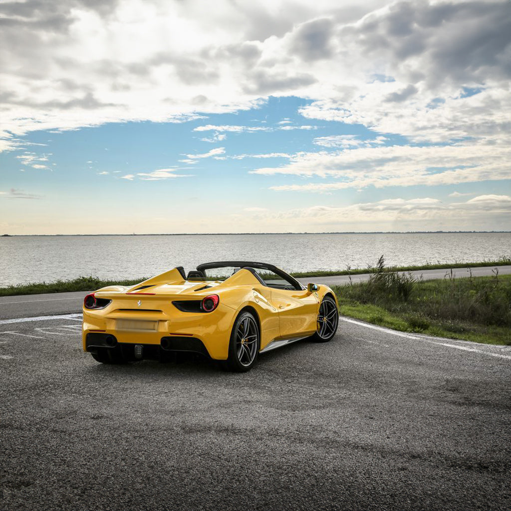 Ferrari 488 Spider Back Side View