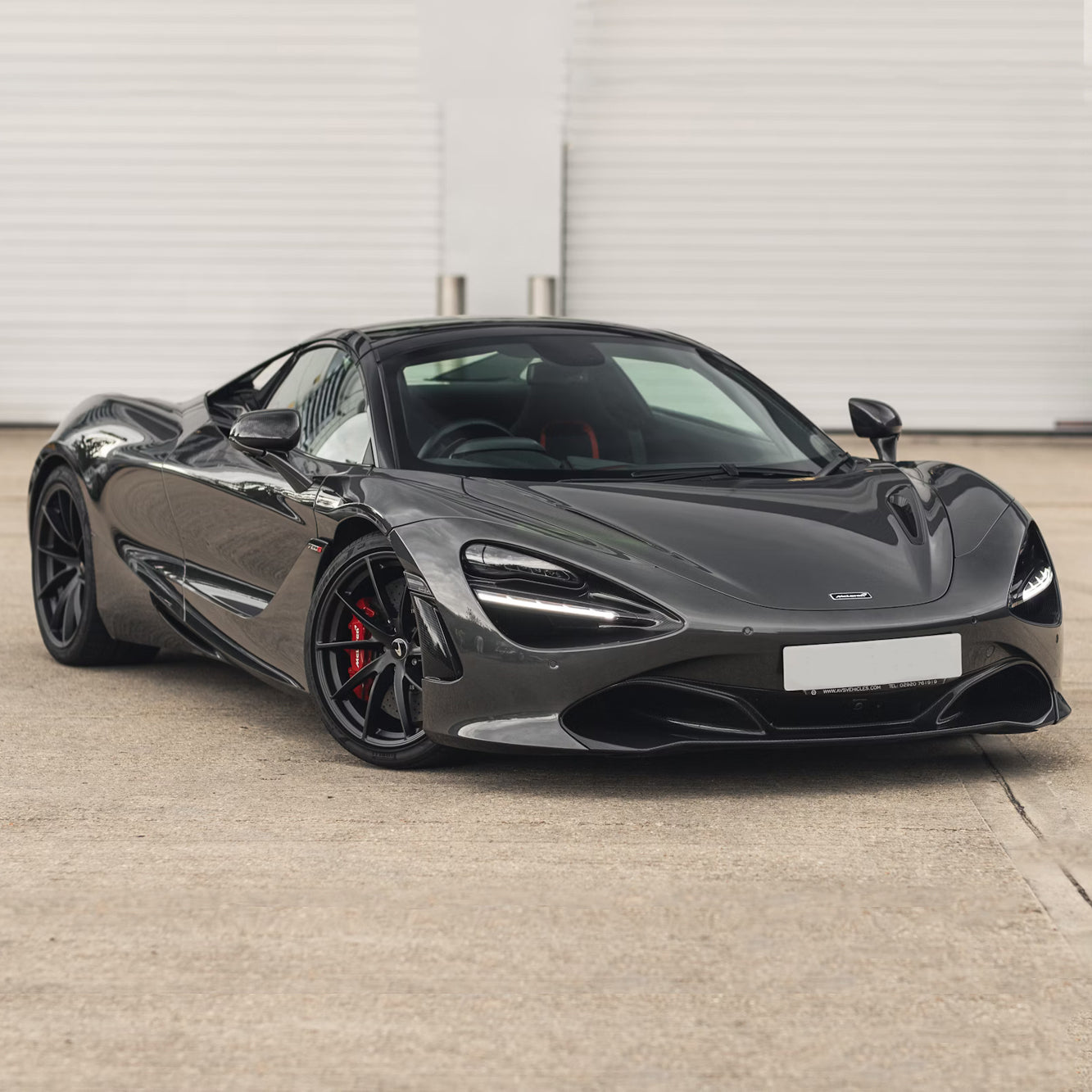 McLaren 720S Supercar Front Side View