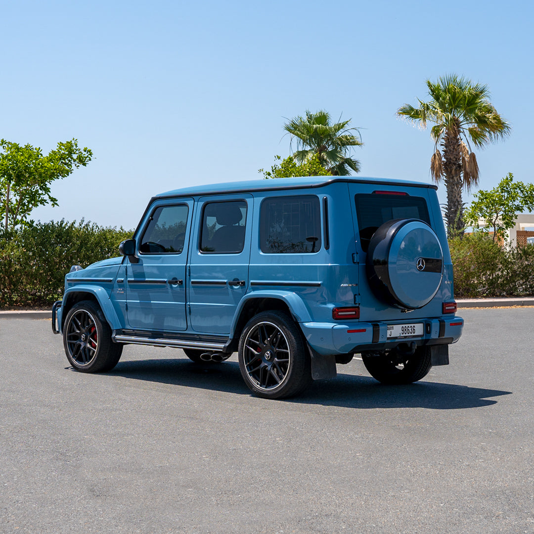 Mercedes G63 SUV Back Side View