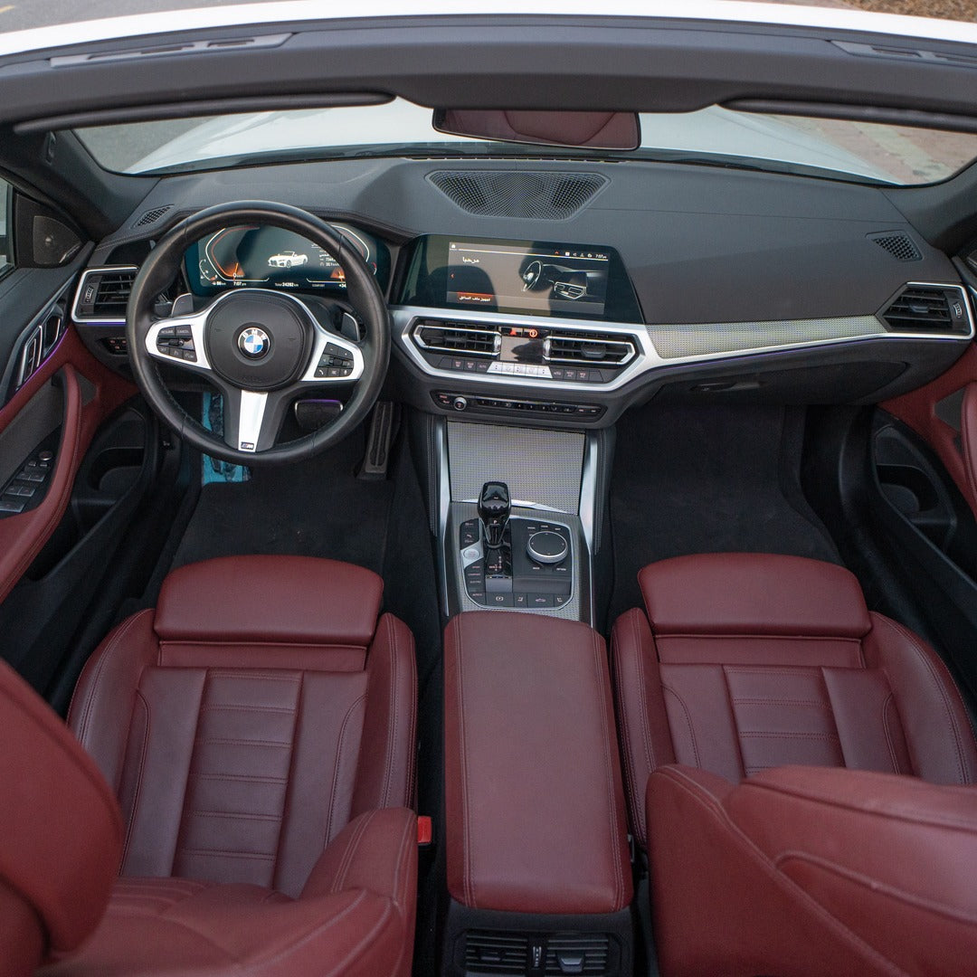 interer-bmw-430i-panel-upravleniya-dubai-rental